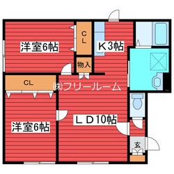 ボヌール福住の物件間取画像